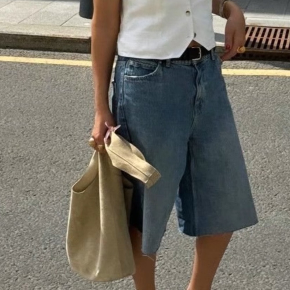 Brand New Vera Pelle Made in Italy taupe Leather Suede Hobo Shoulder Bag - Picture 14 of 16